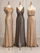 Sparkly Sequin Mismatched Sheath Long Bridesmaid Dresses, AB4076