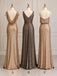 Sparkly Sequin Mismatched Sheath Long Bridesmaid Dresses, AB4076