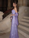 Sparkly Purple Tulle Strapless Maxi Evening Dress, Prom Dress, PD28231281