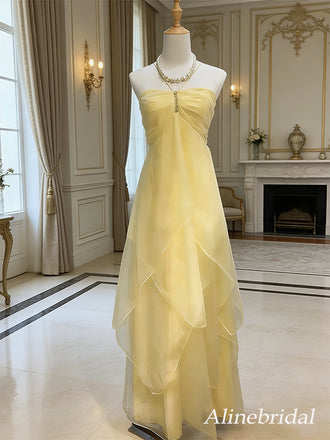 Yellow Prom Dresses AlineBridal Yellow Prom Dresses AlineBridal