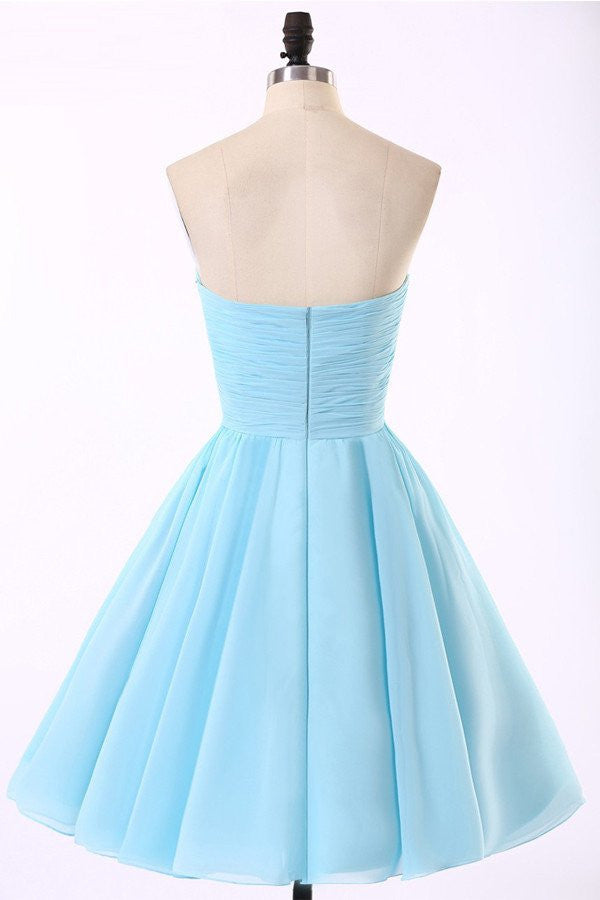 Cheap Chiffon Light Blue Cute homecoming prom dresses, CM0018 AlineBridal Cheap Chiffon Light Blue Cute homecoming prom dresses, CM0018 AlineBridal