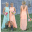 Simple Different Colors Cheap Chiffon High Low  Empire Waist for Pregnant Floor-Length Formal Bridesmaid Dresses, WG171