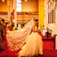 Gorgeous Strapless Lace Ruffles Ball Gown Long Unique Fashion Wedding Dresses, AB1117