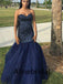 Sexy Sweetheart Sleeveless Mermaid Long Prom Dress, PD3561