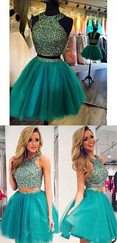 New Arrival turquoise two pieces beaded off shoulder casual homecoming AlineBridal New Arrival turquoise two pieces beaded off shoulder casual homecoming AlineBridal