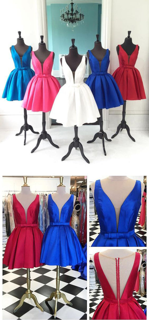 New Arrival simple different color unique style lovely freshman casual cocktail homecoming dresses,BD00152