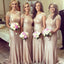 Shining Cap Sleeve Sequin Small Round Neck Long Cheap Bridesmaid Dresses for Wedding Party, WG160