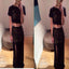 Long Black Two Pieces Lace Cocktail For Teens Prom Dress ,PD0171