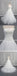 Elegant Simple Pleating Strapless Lace Appliques Long A-line Chapel Trailing Wedding Dress, AB1105