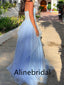 Elegant Sweetheart Sleeveless A-line Long Prom Dress, PD3557