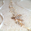 Floral Bridal Belt,Wedding Belt,Crystal Rhinestones Girl Sash, Gold Beaded Leaves Sashes, SA0026