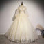 Elegant Long sleeves Sweetheart A-line Prom Dress, PD3573