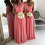 Simple Cheap Jersey Convertible Open Back Sexy Long High Quality Handmade Bridesmaid dresses, WG45