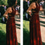 Burgundy Two Pieces Simple Gorgeous Vintage Party Prom Dresses. AB081