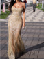 Sexy Strapless Sleeveless Sheath Long Prom Dress, PD3602