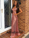 Sexy V-neck Sleeveless A-line Long Prom Dress, PD3532