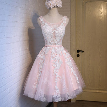 New Arrival peach pink sparkly simple cute Bohemian freshman homecoming prom dress,BD00107