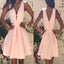 Popular peach pink simple elegant tight freshman homecoming dresses,BD0095