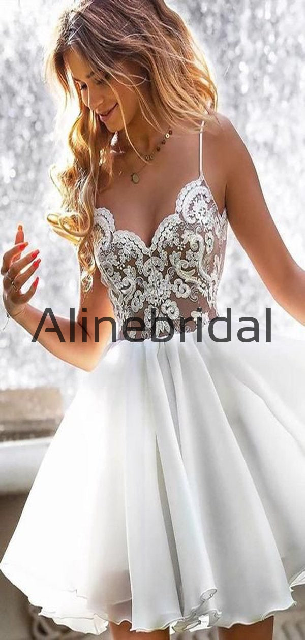 A-line Cheap Lace Pretty Modest Homecoming Dresses HD102 AlineBridal A-line Cheap Lace Pretty Modest Homecoming Dresses HD102 AlineBridal