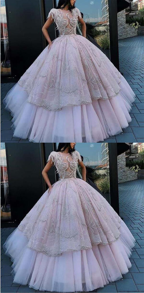 A-line Gorgeous Elegant High Quality Custom Unique Design Prom Dresses, PD1076