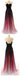 Long Strapless A-line Gradient Chiffon Simple Fashion Prom Dresses ,PD0111