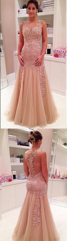 See-through Sexy Charming Prom Dresses Online,PD0134
