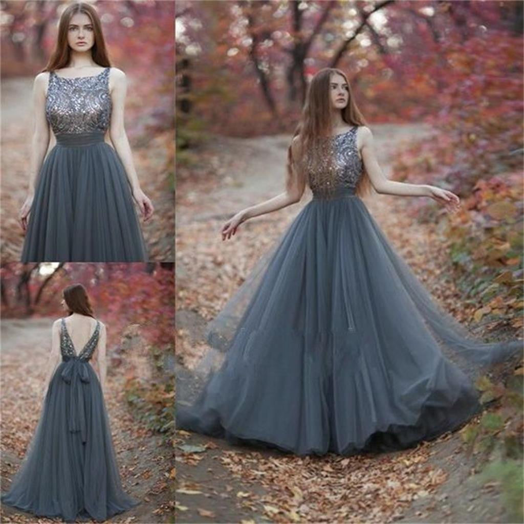 Buy Women Evening Gown Formal Dinner Dress Stress Chiffon A-Line Long Ball  Prom Dress Online at desertcartINDIA