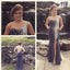 Long Custom One Shoulder Sparkly Mermaid Side Slit Evening Party Prom Dress,PD0063