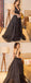 Black Sequin Backless Elegant Prom Dresses.PD00258