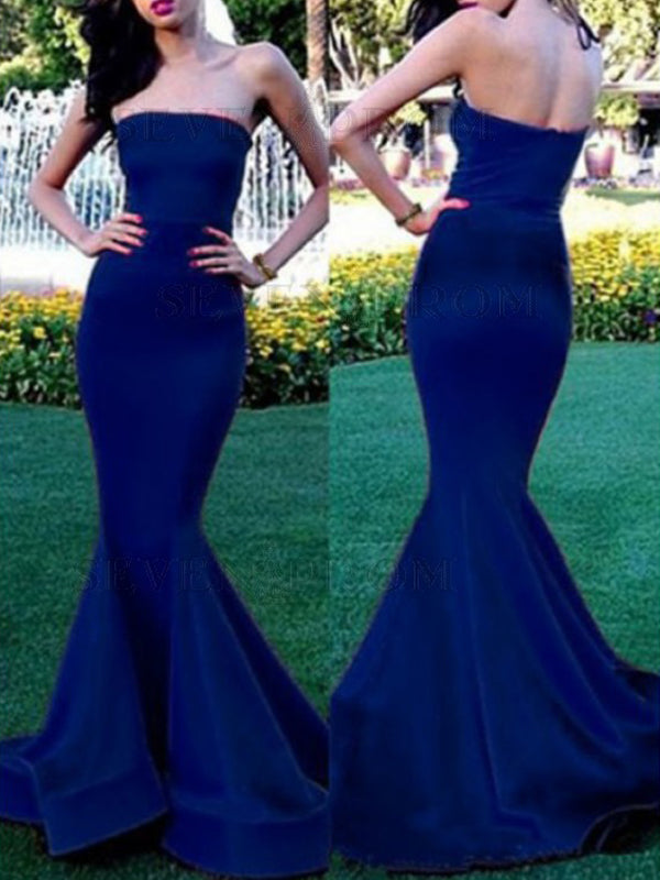 Royal Blue A-line Prom Dresses, Evening Dresses, SP677 | Simidress