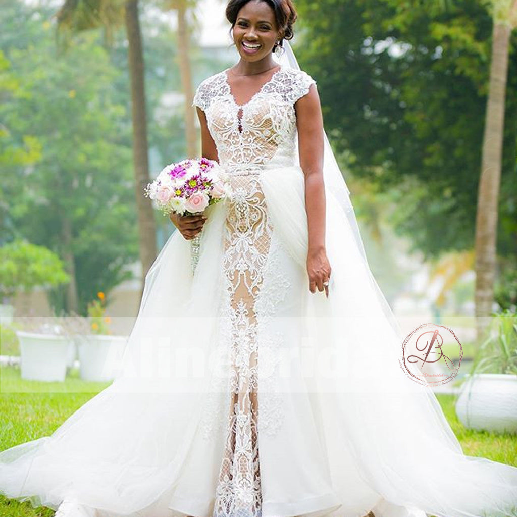nude and lace wedding dress Cap Sleeves Detachable Over-skirt Lining Dresses , A – AlineBridal Silk Satin Colors:Green 793 Rustic Ladies Christmas Outfits Bloomingdales22 designed in an incredible