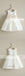 Dark Ivory Satin Tulle Sleeveless With Unique Flower Girl Dresses, FGS090