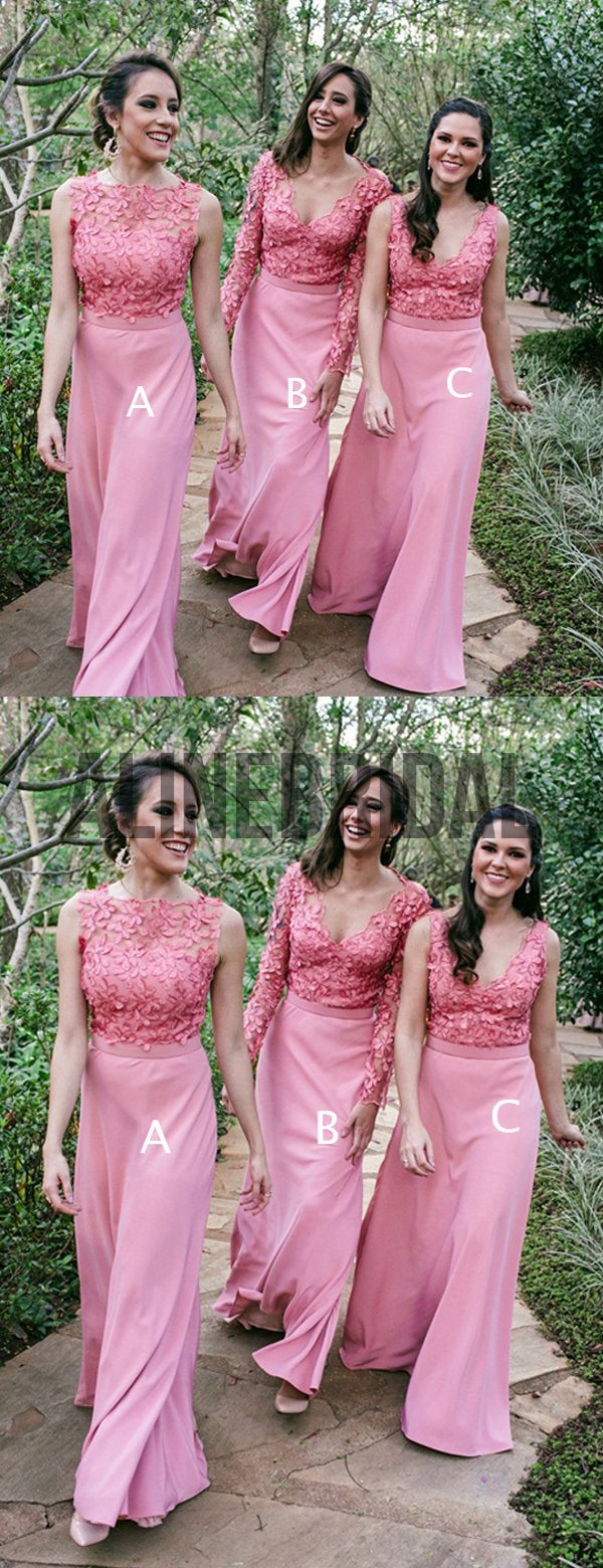 Dusty rose mismatched bridesmaid clearance dresses