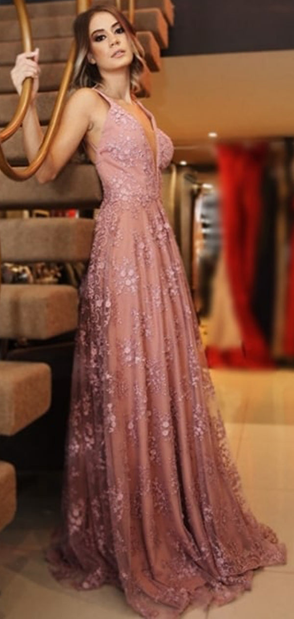 Dusty rose deals lace dress