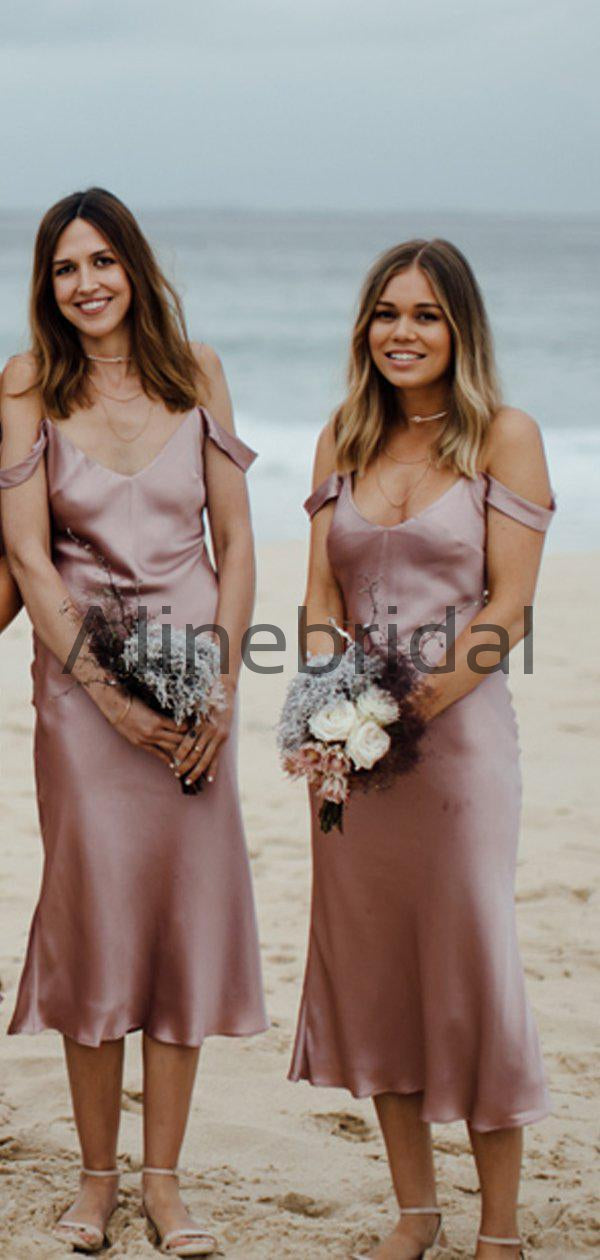Dusty rose knee length dress on sale