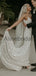 Elegant Rustic Full Lace Garden Fashion Long Wedding Dresses WD0574