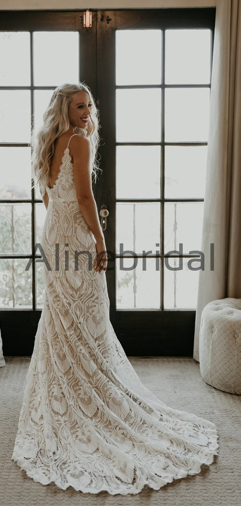 elegant rustic wedding dresses Boho Wedding Dress,elegant Wedding Dress, Short Sleeve Wedding Dress, Lace Wedding Dress, Bohemian Wedding Dress, Rustic Wedding Dress,