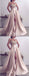 Elegant Satin Applique Illusion Strapless Prom Dresses,PD00177