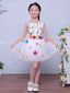 Fashion Embroidery Colorful Handmade Flower Belt Lovely Flower Girl Dresses, FGS124