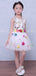 Fashion Embroidery Colorful Handmade Flower Belt Lovely Flower Girl Dresses, FGS124