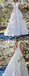 Fashion Unique Lace Floral Satin Cap Sleeve Elegant Wedding Dresses, AB1539