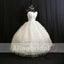 Gorgeous Ivory Lace Pleating Tulle Sweetheart Strapless Homecoming Dresses, HD0005