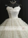 Gorgeous Ivory Lace Pleating Tulle Sweetheart Strapless Homecoming Dresses, HD0005