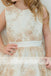 Gorgeous Lace With Sequins Sleeveless Long Flower Girl Dresses, FGS081