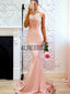 High Nick Hater Lace Mermaid Fashion Bridesmaid Dresses, AB4020