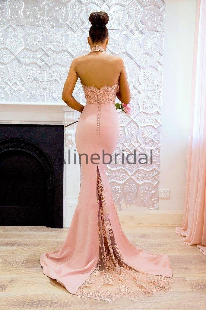 High Nick Hater Lace Mermaid Fashion Bridesmaid Dresses, AB4020