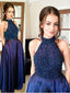 Hot Sale Navy Sparkly Ball Gown Discount Evening Formal Prom Dress,PD0094