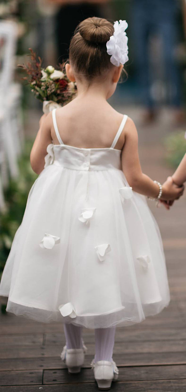 Applique flower discount girl dress