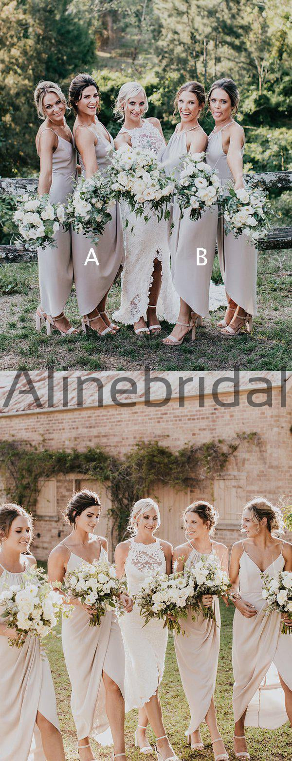 Light taupe bridesmaid dresses hotsell