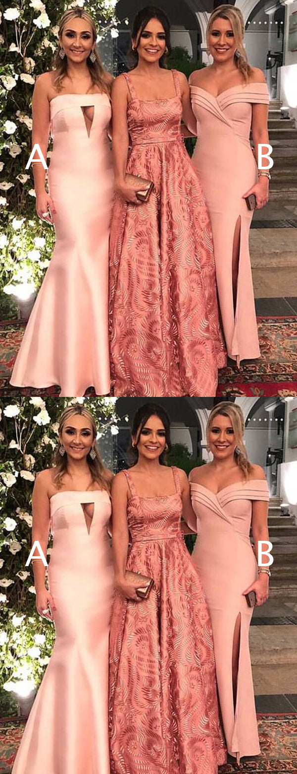 Nude satin prom dress new arrivals